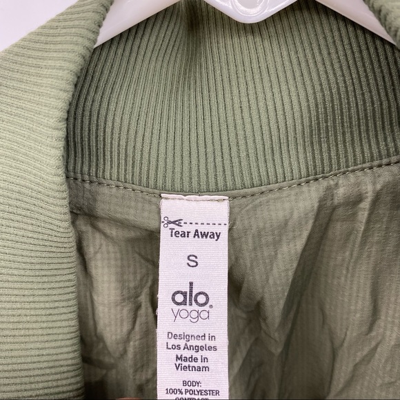 Alo Yoga Green Field Jacket Small - Picture 4 of 7
